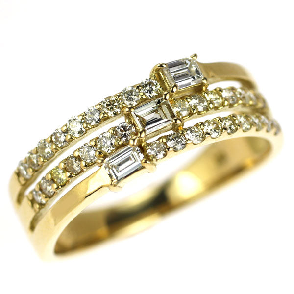 K18YG ダイヤモンド リング 0.50ct