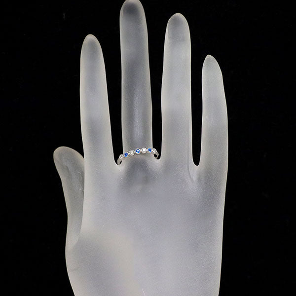 希少 Pt900 アウイナイト ダイヤモンド リング 0.04ct D0.08ct