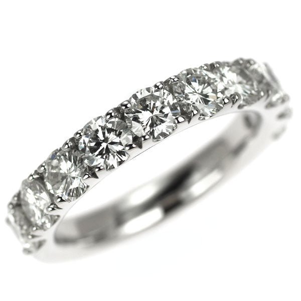 Pt950 ダイヤモンド リング 2.27ct ハーフエタニティ