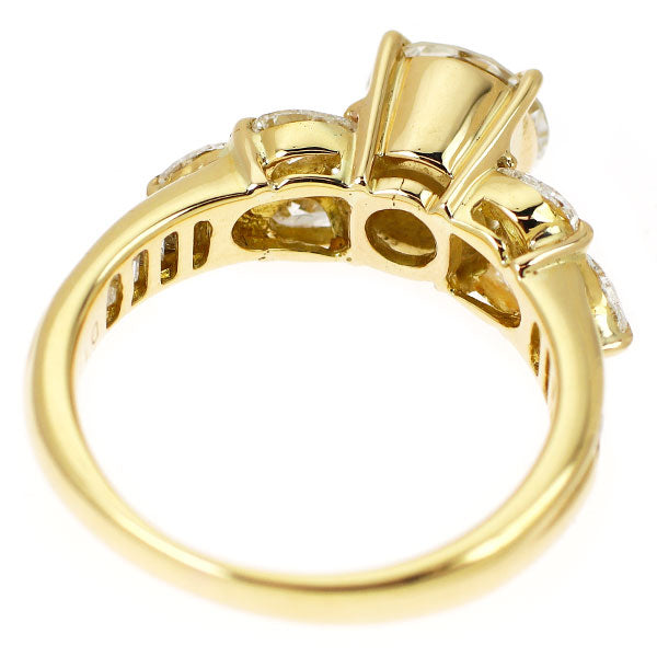 K18YG ダイヤモンド リング 1.187ct D1.00ct