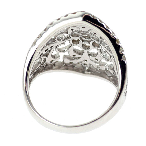 K18WG ダイヤモンド リング 1.00ct