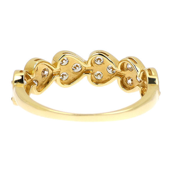 K18YG ダイヤモンド リング 0.50ct ハート