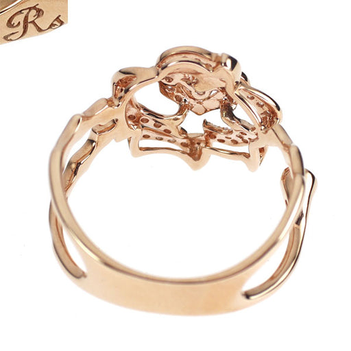 ローズスティング/Rose Sting K18PG ダイヤモンド リング 0.29ct バラ