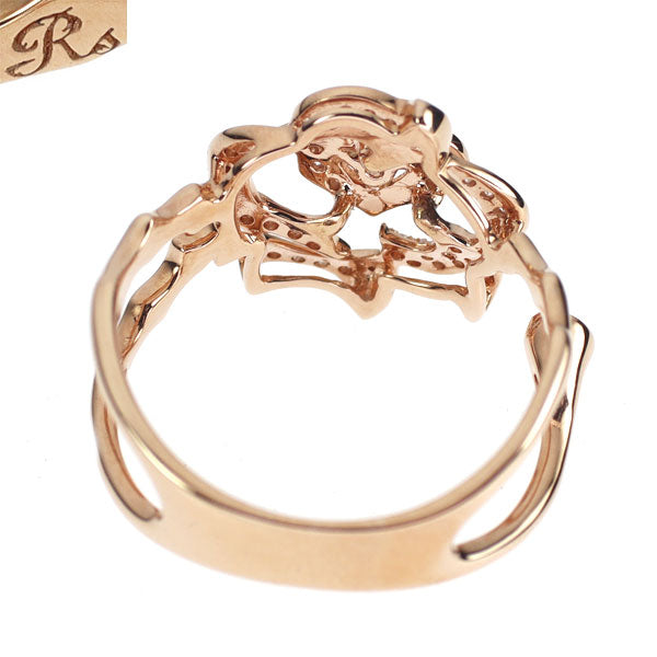 ローズスティング/Rose Sting K18PG ダイヤモンド リング 0.29ct バラ フラワー