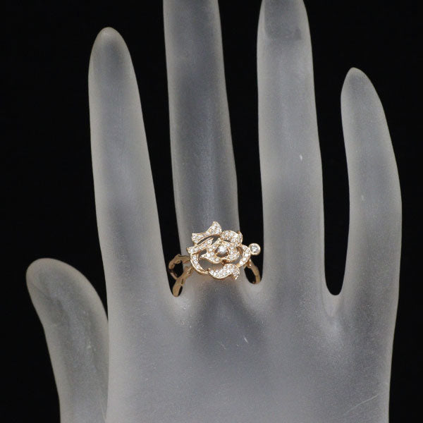 ローズスティング/Rose Sting K18PG ダイヤモンド リング 0.29ct バラ フラワー