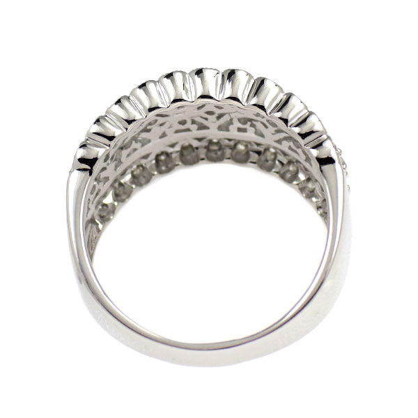 K18WG ダイヤモンド リング 0.80ct
