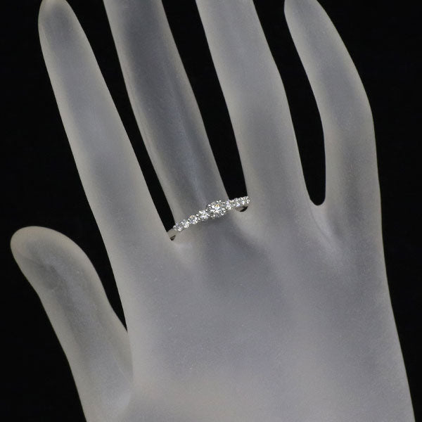 K18WG ダイヤモンド リング 0.169ct D0.21ct