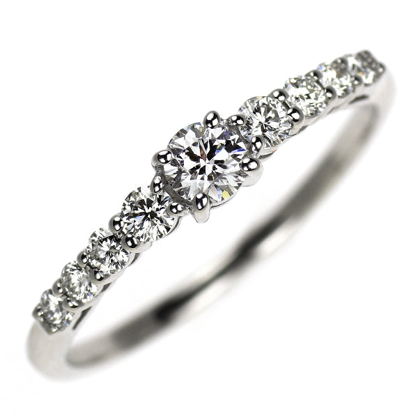 K18WG ダイヤモンド リング 0.169ct D0.21ct