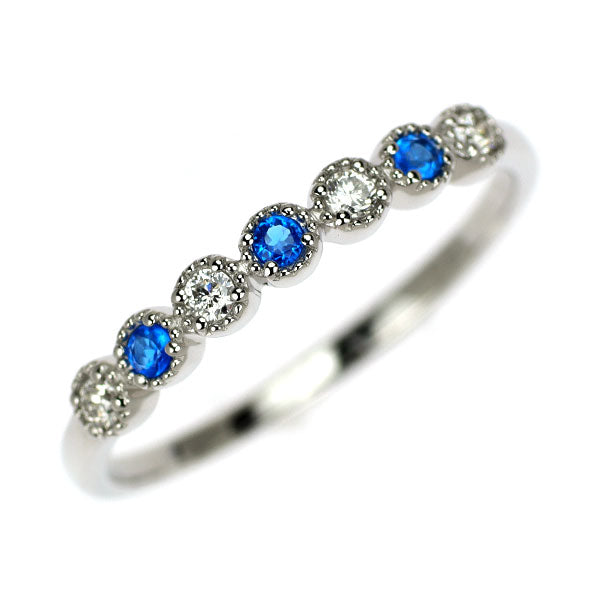 希少 Pt900 アウイナイト ダイヤモンド リング 0.04ct D0.08ct