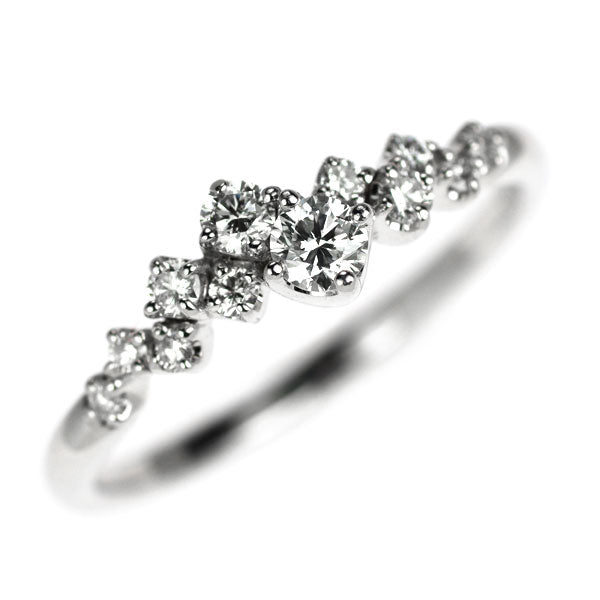 MJC K18WG ダイヤモンド リング 0.30ct