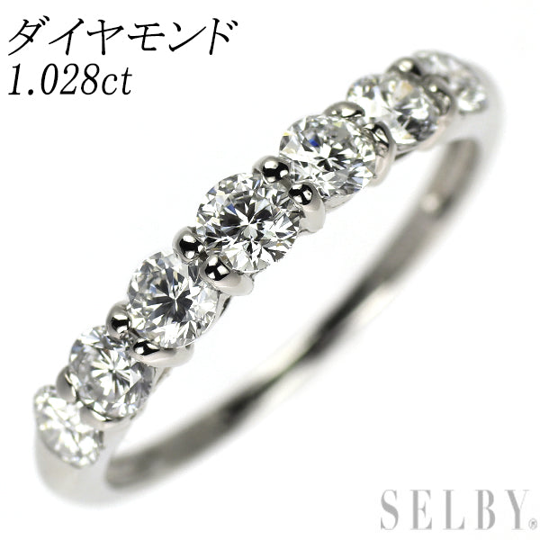 Pt900 ダイヤモンド リング 1.028ct