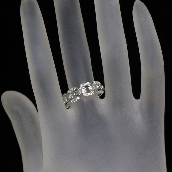 K18WG ダイヤモンド リング 0.70ct
