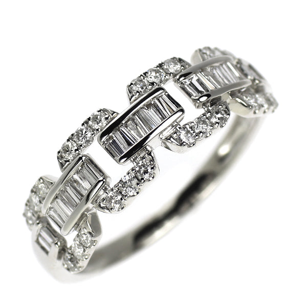 K18WG ダイヤモンド リング 0.70ct