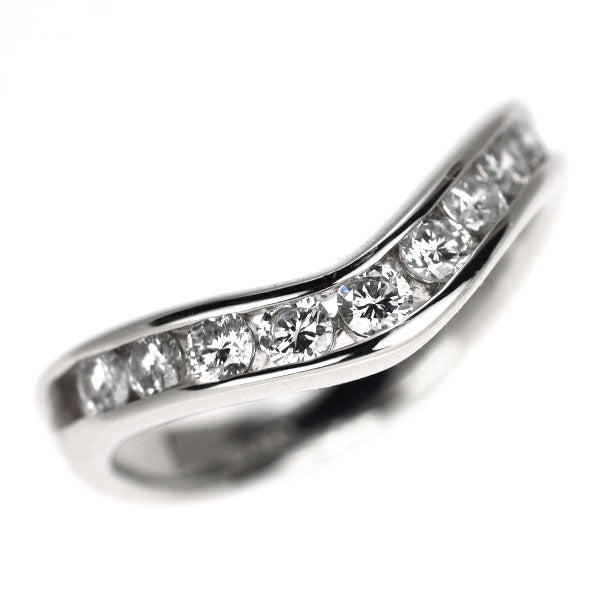 Pt950 ダイヤモンド リング 0.51ct V字