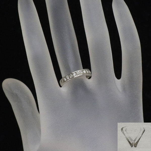 ベリテ Pt900 ダイヤモンド リング 0.44ct ハーフエタニティ