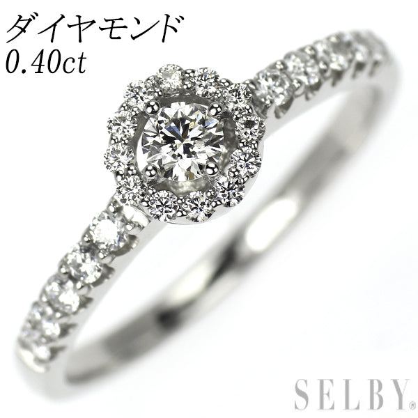 Pt950 ダイヤモンド リング 0.40ct