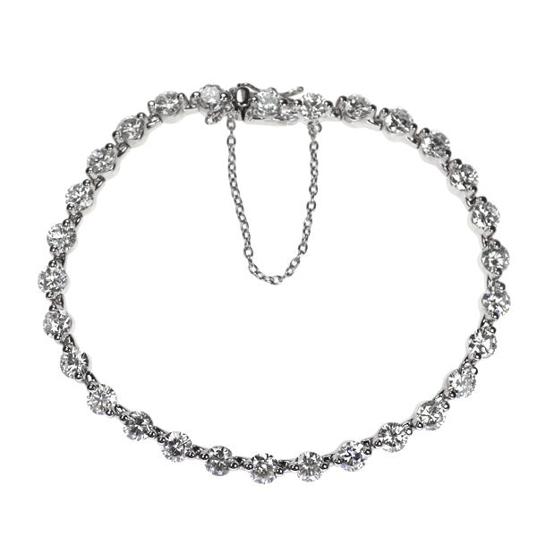 Pt900 ダイヤモンド ブレスレット 8.10ct テニス