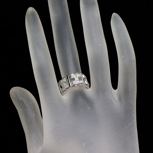 K18WG ダイヤモンド リング 0.50ct