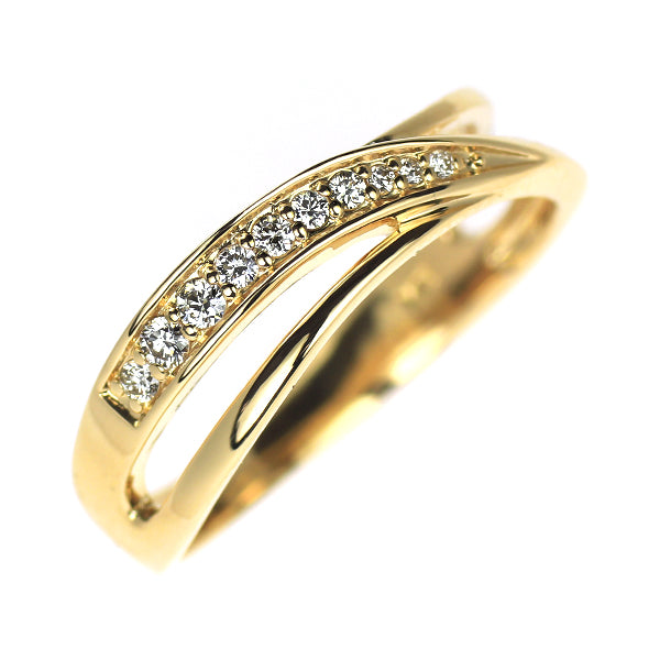 K18YG ダイヤモンド リング 0.09ct