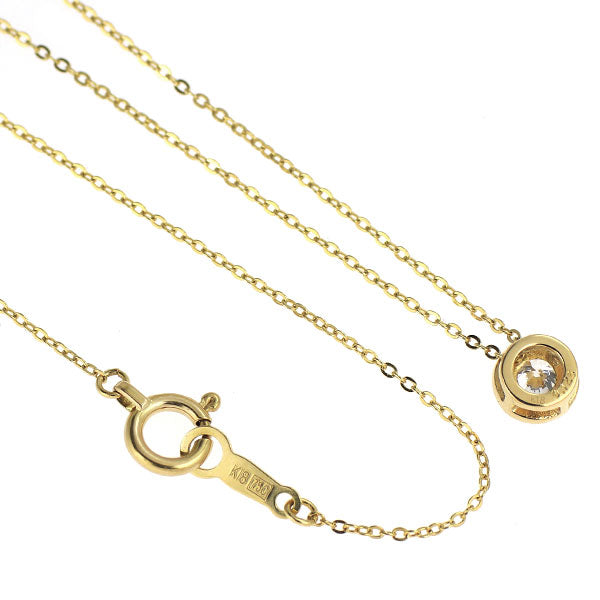 K18YG ダイヤモンド ペンダントネックレス 0.126ct