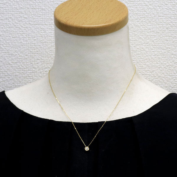 K18YG ダイヤモンド ペンダントネックレス 0.126ct