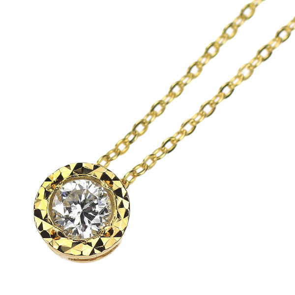 K18YG ダイヤモンド ペンダントネックレス 0.126ct