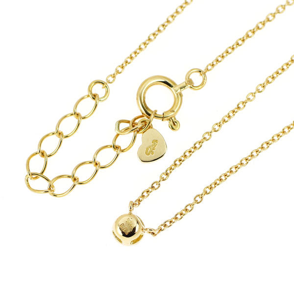 スタージュエリー K18YG ダイヤモンド ペンダントネックレス 0.05ct