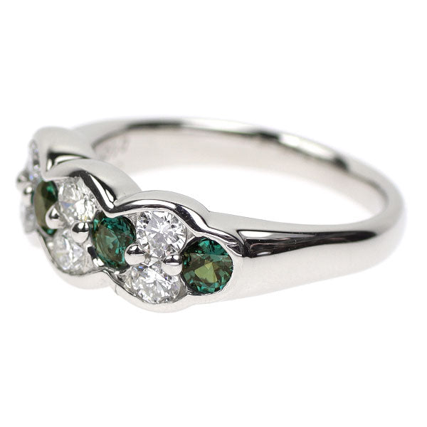 希少 Pt900 アレキサンドライト ダイヤモンド リング 0.63ct D0.54ct