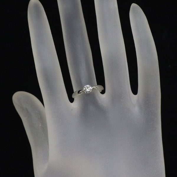ティファニー Pt950 ダイヤモンド リング 0.32ct D VVS1 3EX ハーモニー
