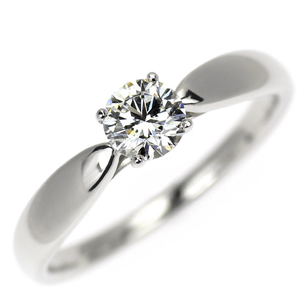 ティファニー Pt950 ダイヤモンド リング 0.32ct D VVS1 3EX ハーモニー
