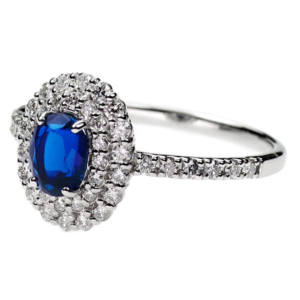 新品 希少 Pt950 上質アウイナイト ダイヤモンド リング 0.473ct D0.43ct【エスコレ】
