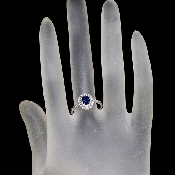 新品 希少 Pt950 上質アウイナイト ダイヤモンド リング 0.473ct D0.43ct【エスコレ】
