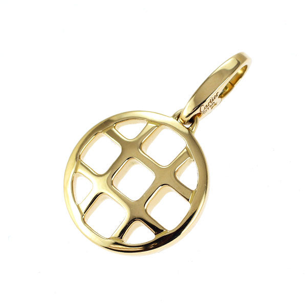 カルティエ K18YG ペンダントトップ 兼チャーム パシャグリッド