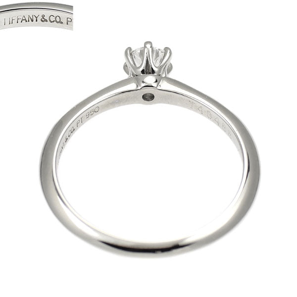 ティファニー Pt950 ダイヤモンド リング 0.24ct ソリティア