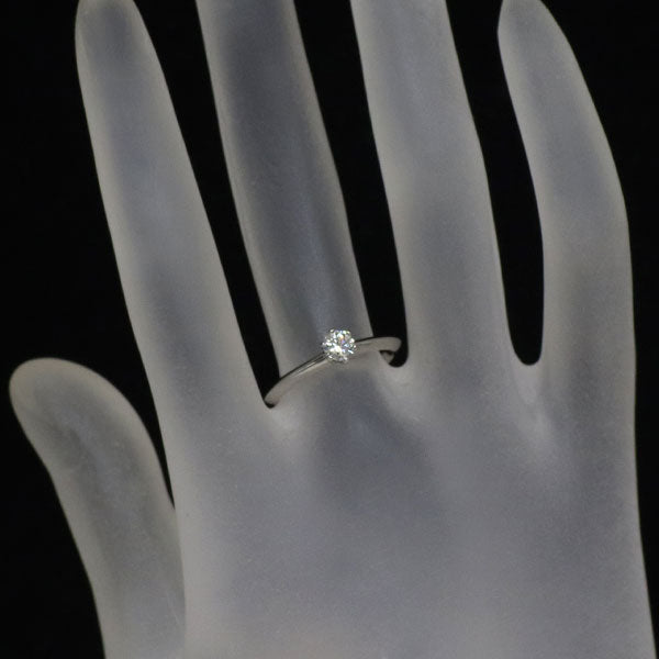 ティファニー Pt950 ダイヤモンド リング 0.24ct ソリティア