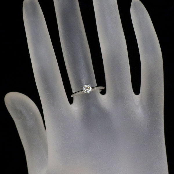 ティファニー Pt950 ダイヤモンド リング 0.32ct ソリティア