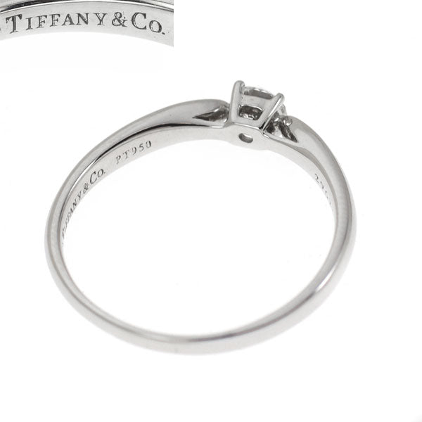 ティファニー Pt950 ダイヤモンド リング 0.18ct ハーモニー