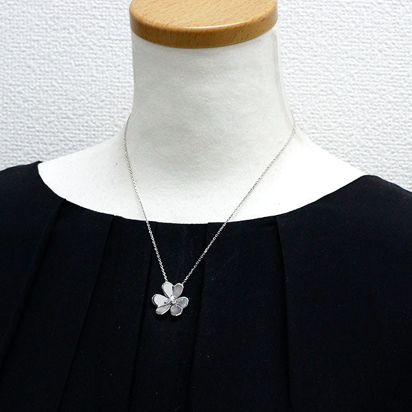 ヴァンクリーフ＆アーペル K18WG ダイヤモンド ペンダントネックレス フリヴォル ラージ 《セルビー銀座店》【中古】