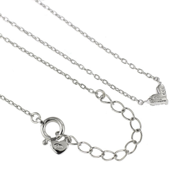 スタージュエリー Pt950 ダイヤモンド ペンダントネックレス 0.10ct ミステリアスハート