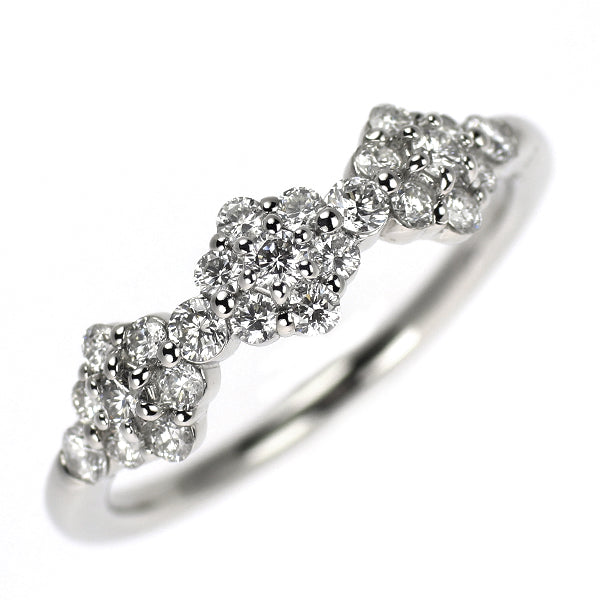 Pt950 ダイヤモンド リング 0.50ct フラワー
