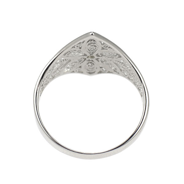 K18WG ダイヤモンド リング 0.19ct