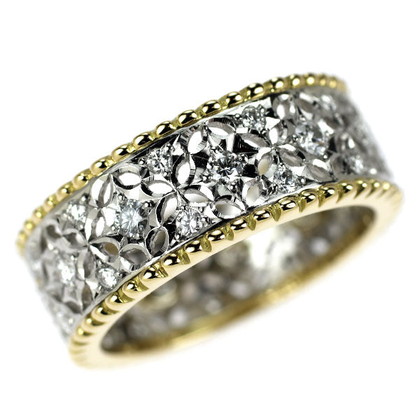アトリエ アル Pt900/K18YG ダイヤモンド リング 0.64ct