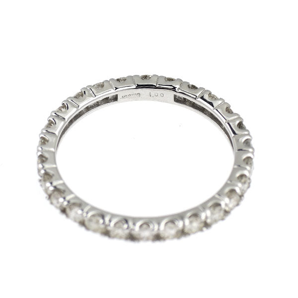 K18WG ダイヤモンド リング 1.00ct フルエタニティ