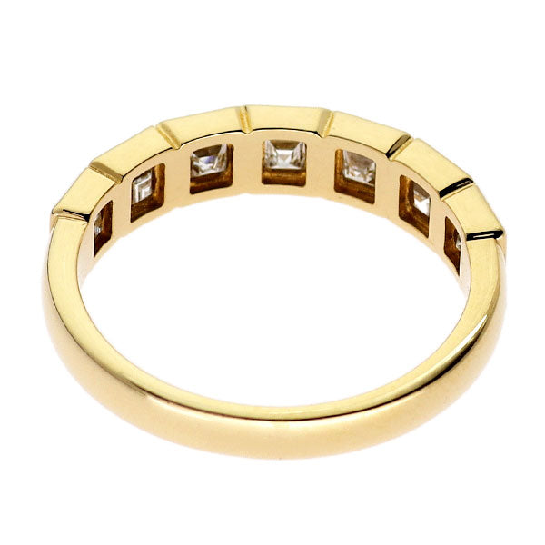 K18YG スクエアカット ダイヤモンド リング 0.85ct
