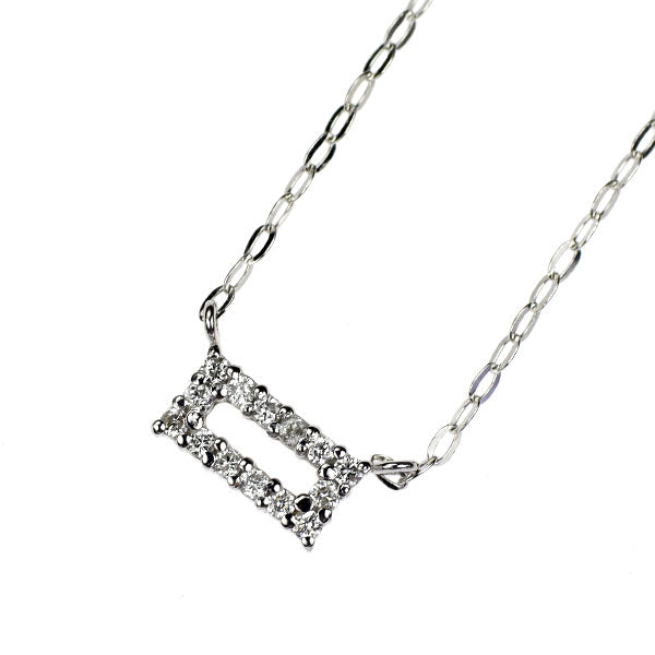 K18WG ダイヤモンド ペンダントネックレス 0.07ct