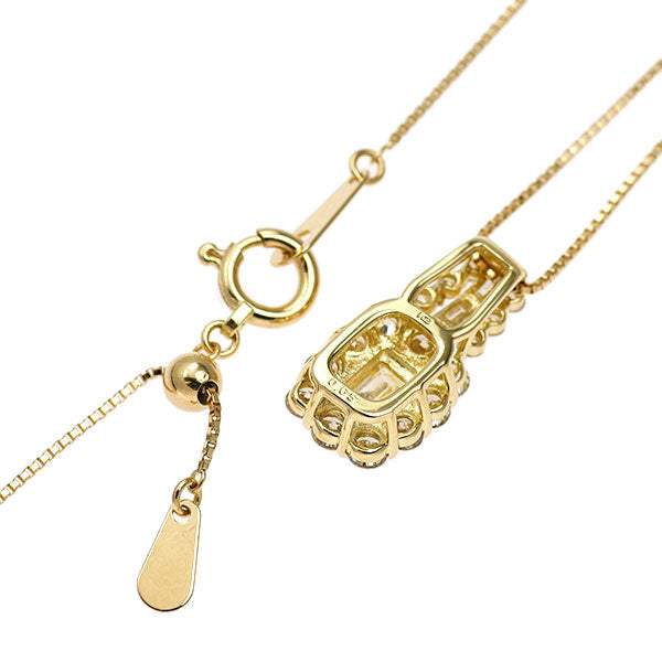 K18YG ダイヤモンド ペンダントネックレス 0.65ct