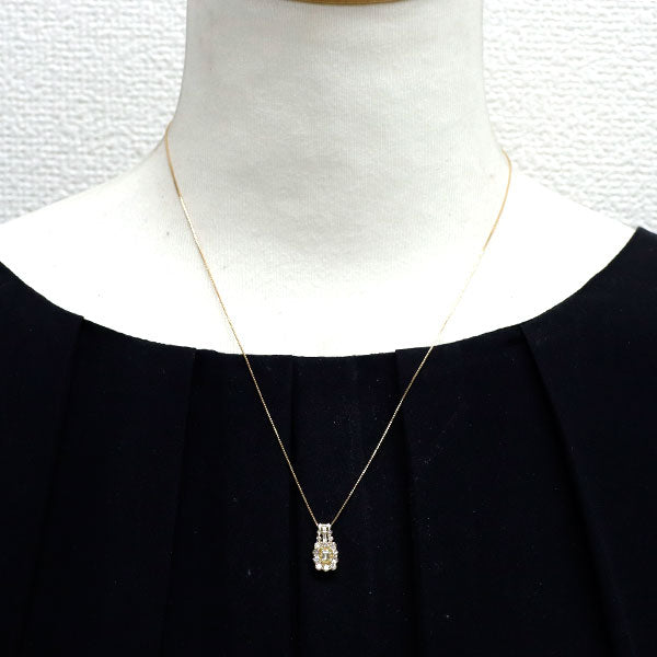 K18YG ダイヤモンド ペンダントネックレス 0.65ct