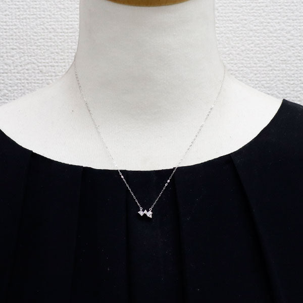 K18WG ダイヤモンド ペンダントネックレス 0.31ct