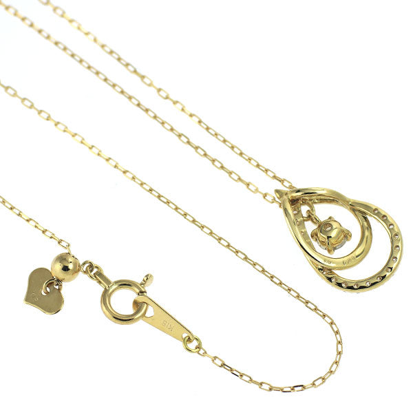K18YG ダイヤモンド ペンダントネックレス 0.22ct