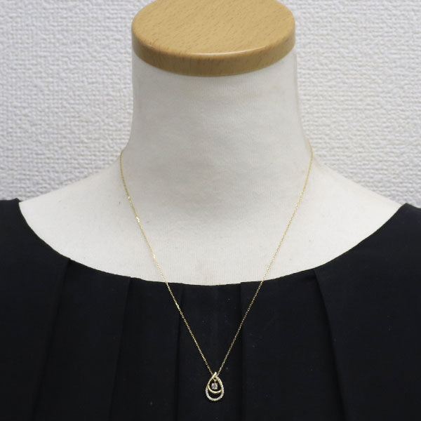 K18YG ダイヤモンド ペンダントネックレス 0.22ct